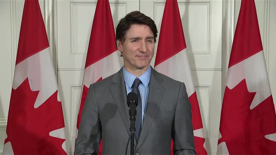 'I stand with Volodymyr Zelenskiy,' says Canada's Trudeau
