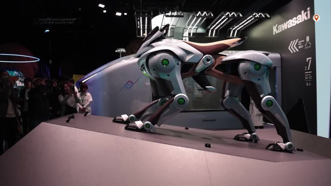 Kawasaki unveils four-legged ride-on robot 'Lion' | ロイター