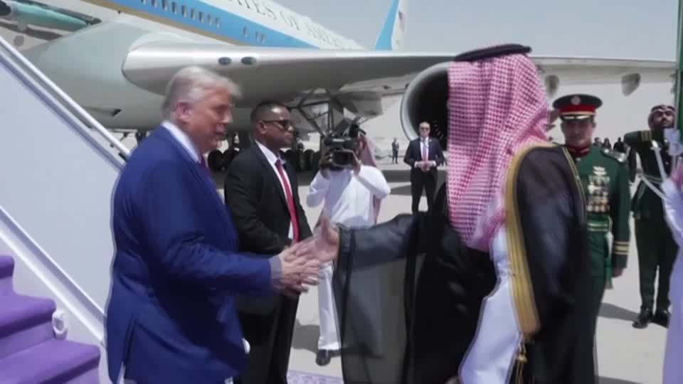 Trump arrives in Riyadh, kicks off four-day swing through Gulf region ...