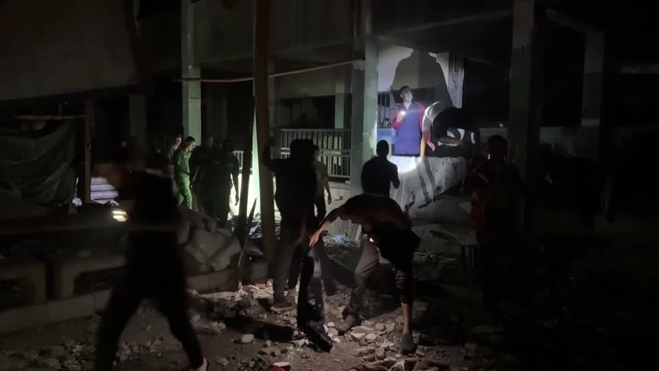 Israeli strikes kill dozens of displaced in Gaza, local officials say ...