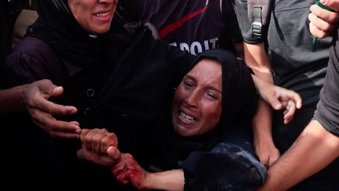 Three people reported killed and dozens wounded near aid site in Gaza ...