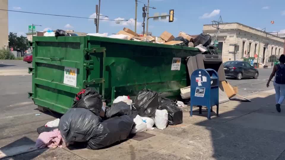 Garbage piles up in Philadelphia as thousands of city workers strike ...