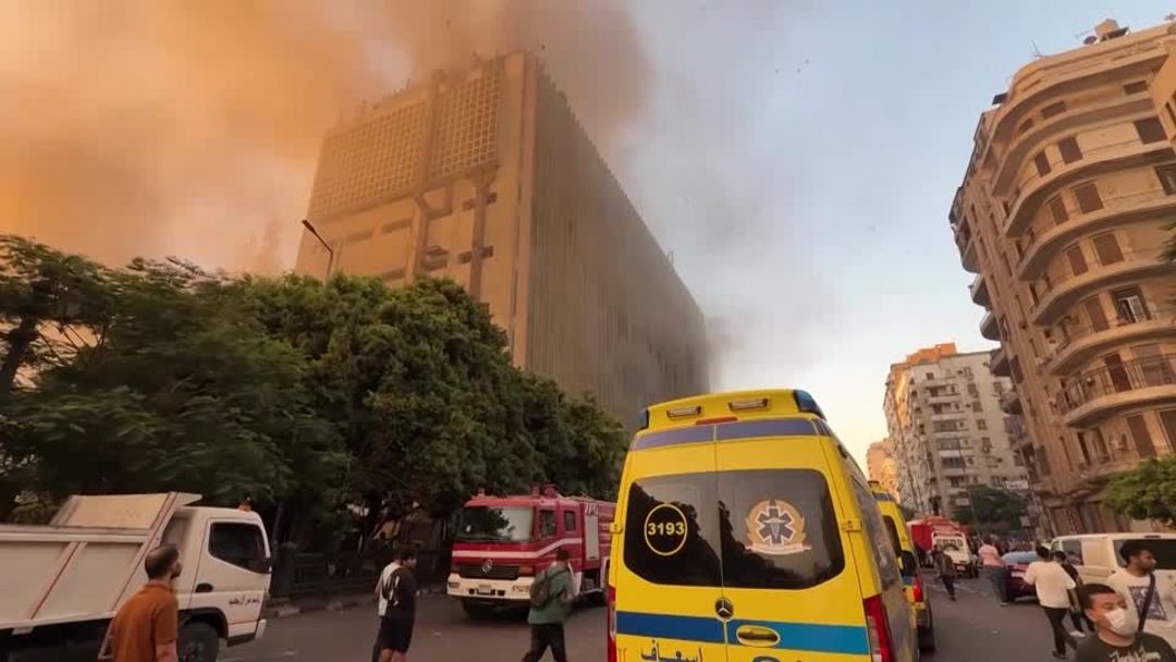 Blaze at Cairo telecommunications building kills 4, disrupts internet ...