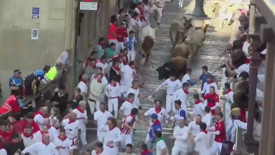 One gored, three injured at Spain's bull running festival | Reuters