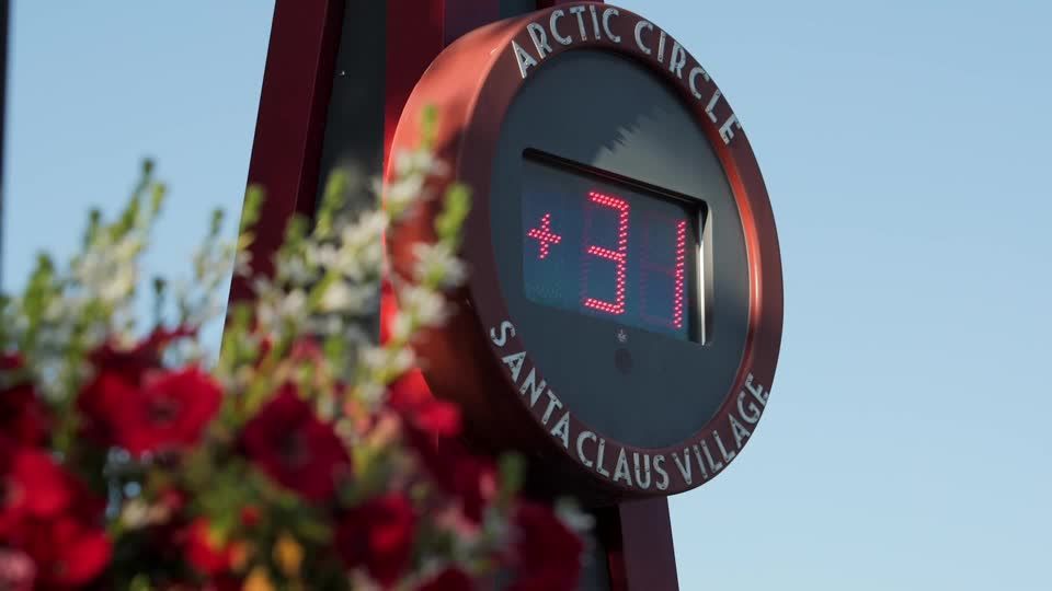 Heatwave warms up Santa's village in Finnish Arctic Circle | Reuters