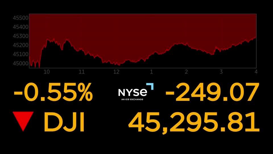 Wall Street ends lower as ruling on Trump tariffs raises concerns | Reuters