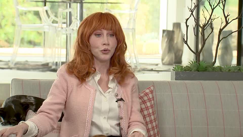 'It's a free speech issue,' says Kathy Griffin about Jimmy Kimmel