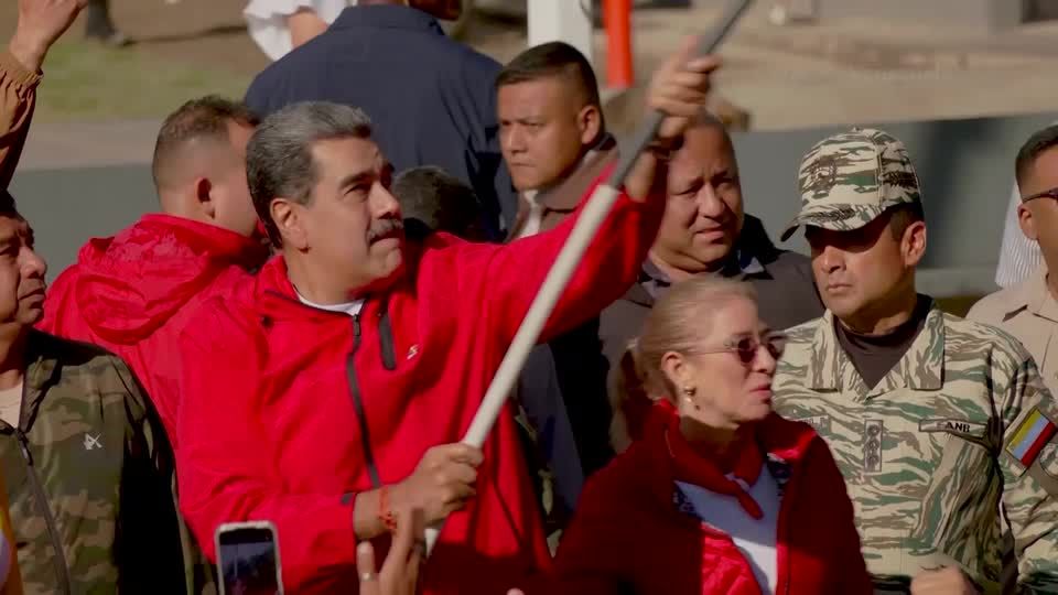 Maduro leads Indigenous rally after opposition leader's Nobel Prize ...