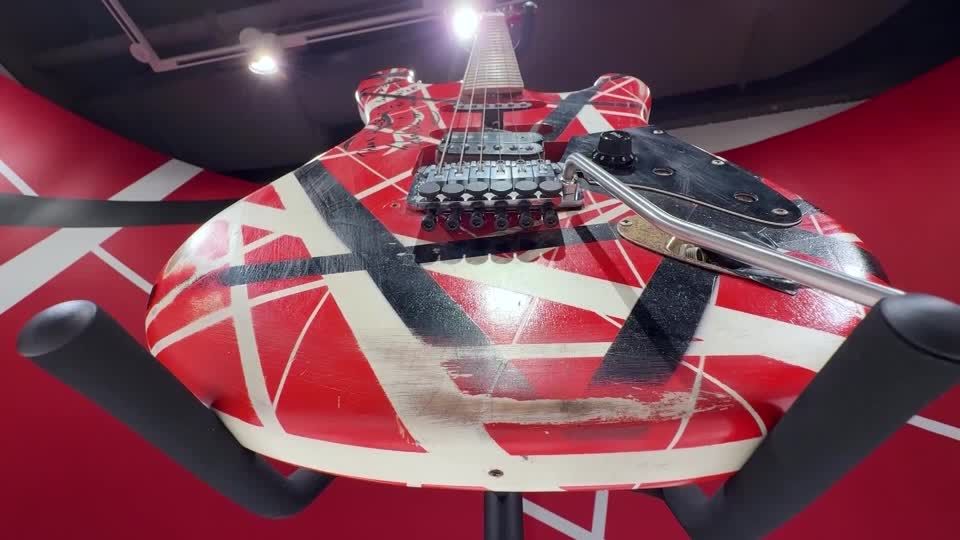Eddie Van Halen's tour guitar draws $2 million opening bid at