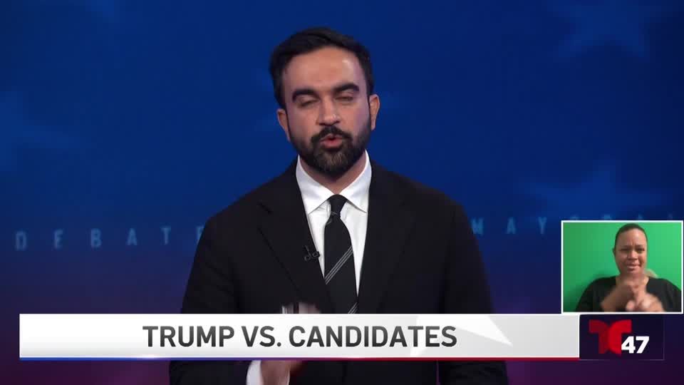 NYC mayoral candidates clash over Trump in fiery first debate | Reuters