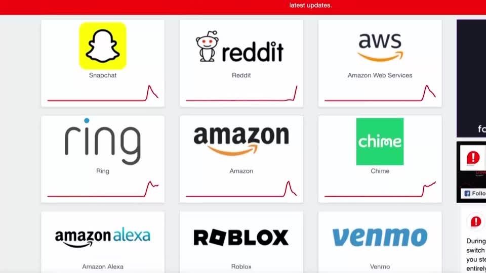 アマゾンのクラウド「ＡＷＳ」で一時大規模障害、世界の企業サービスに影響（字幕・21日）