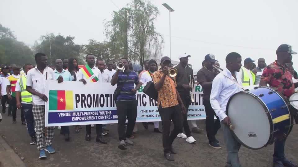 Cameroon ruling party marches in Buea ahead of opposition protest | Reuters
