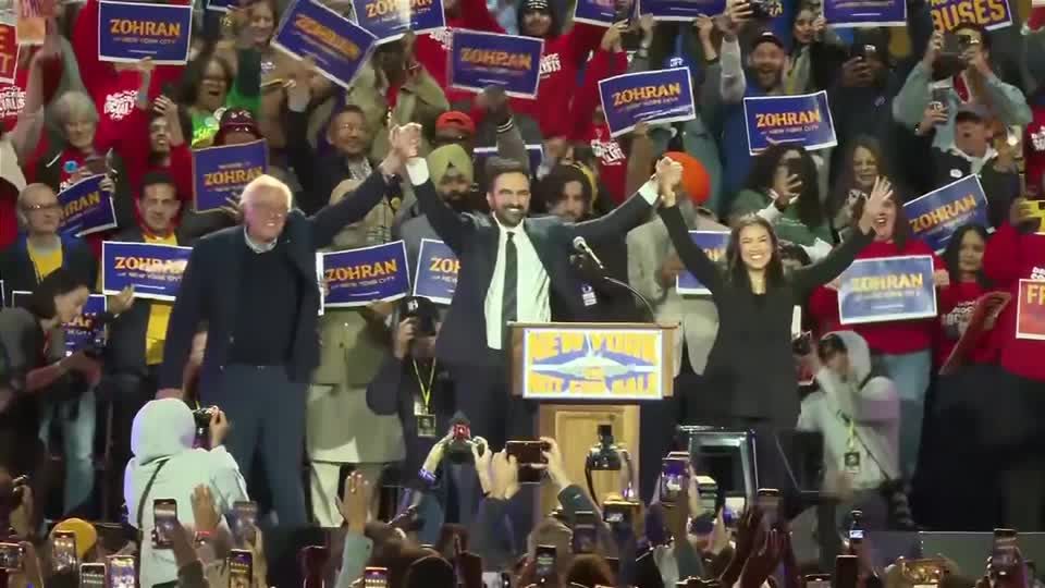 Sanders and AOC support NYC mayoral candidate Mamdani at rally | Reuters