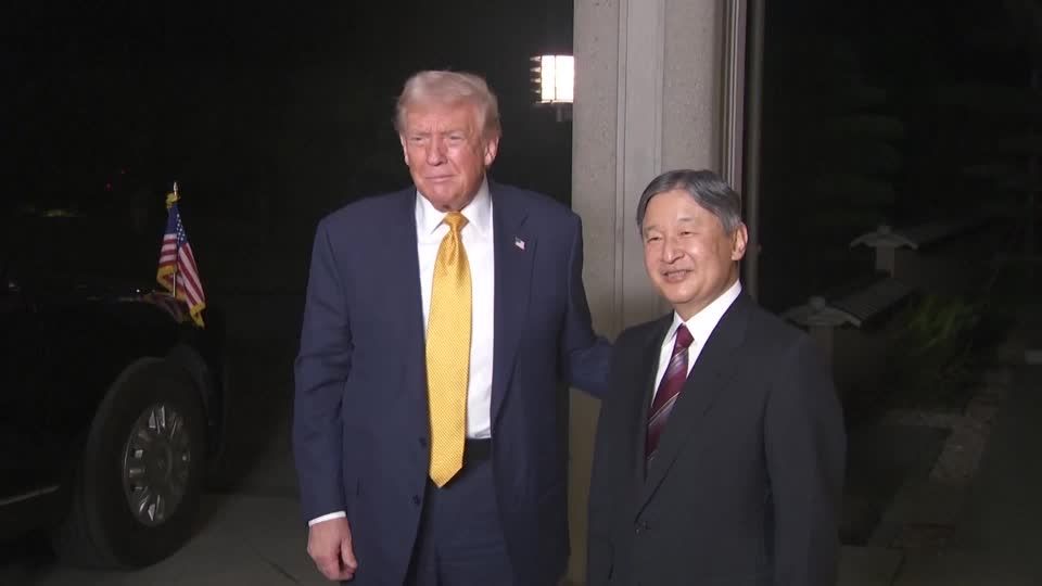 来日したトランプ氏、天皇陛下と皇居で面会（字幕・27日） | ロイター