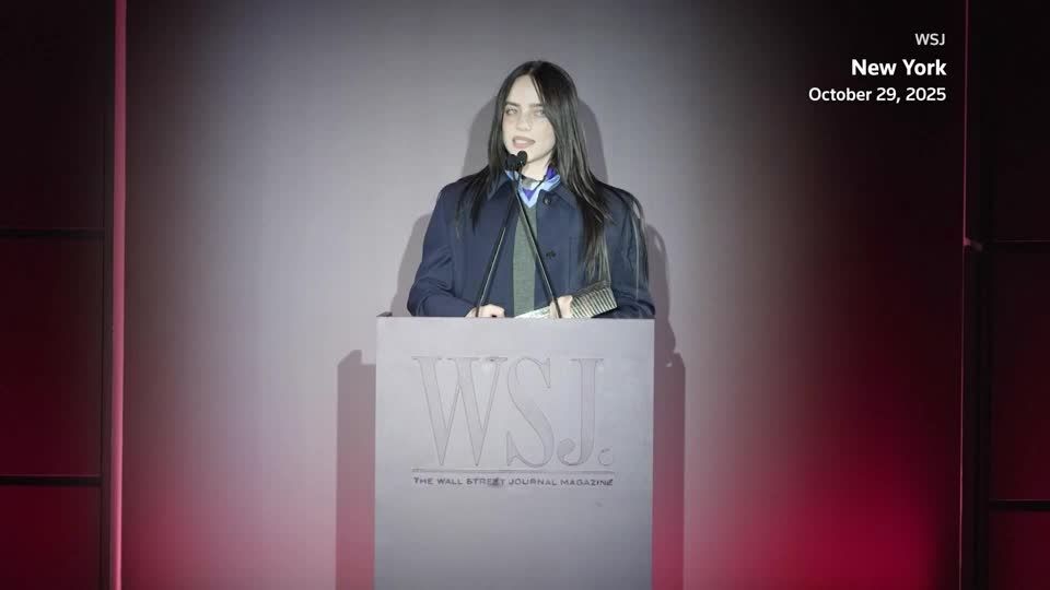 Billie Eilish calls out billionaires at WSJ Magazine Innovator award |  Reuters