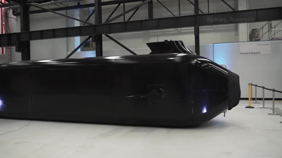 Australian factory opens to build undersea 'Ghost Shark' drones