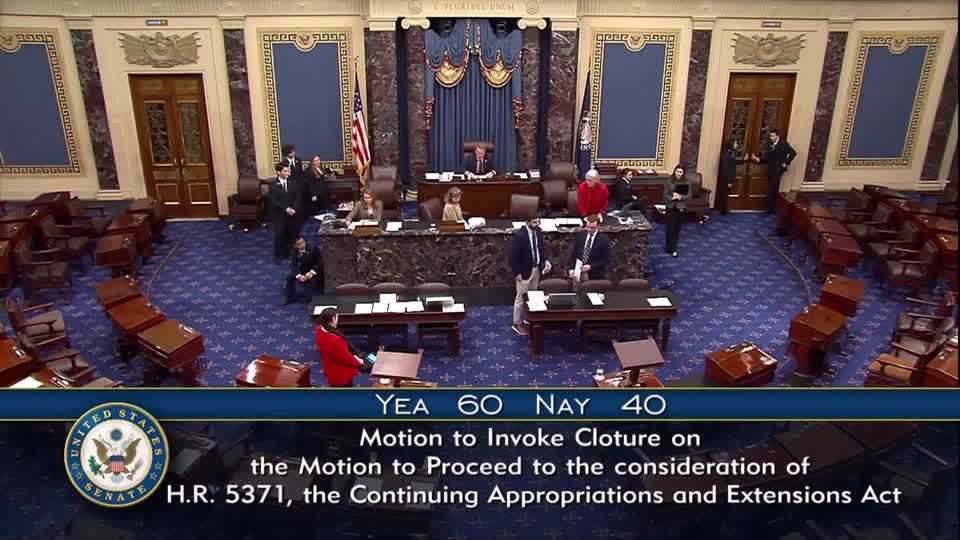 US Senate advances bill to end federal shutdown | Reuters