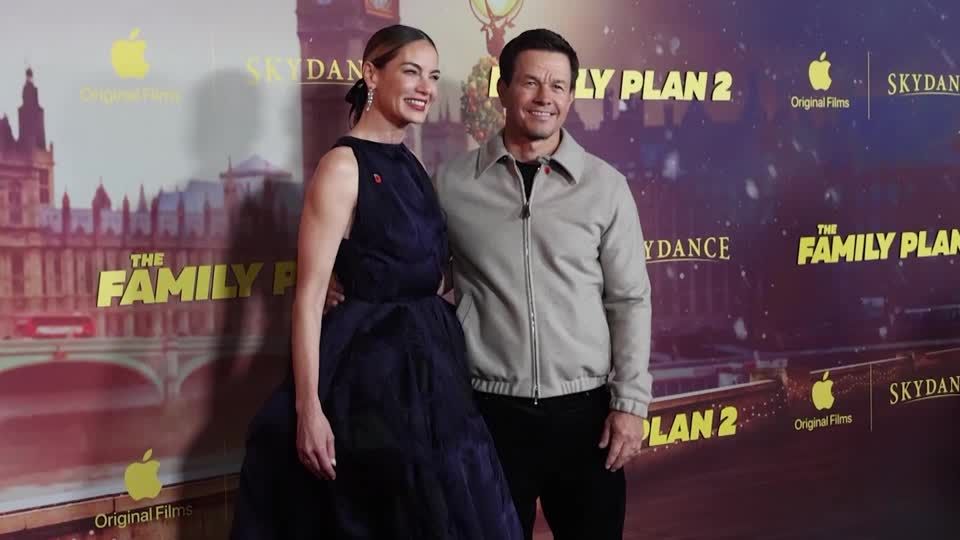 Mark Wahlberg, Michelle Monaghan attend 'The Family Plan 2' premiere