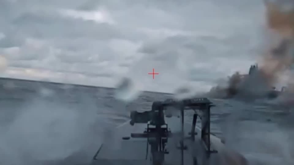 Ukrainian video shows drone strike on Russian 'shadow fleet' tanker ...