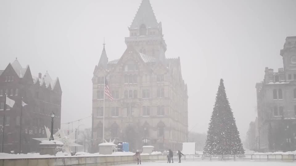 Winter storm blankets central New York state with heavy snow | Reuters