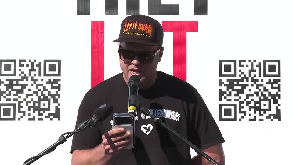 Spencer Pratt launches LA mayoral bid at wildfire anniversary rally |  Reuters