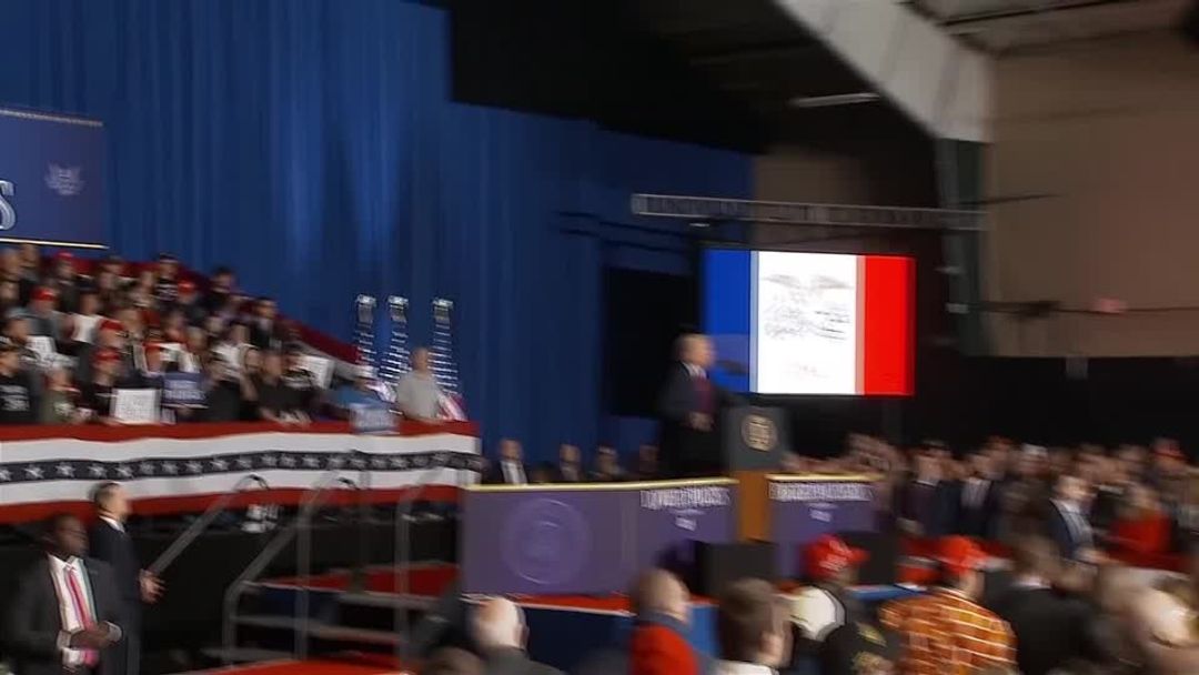 In Iowa, Trump touts economy as protests roil neighboring Minnesota ...