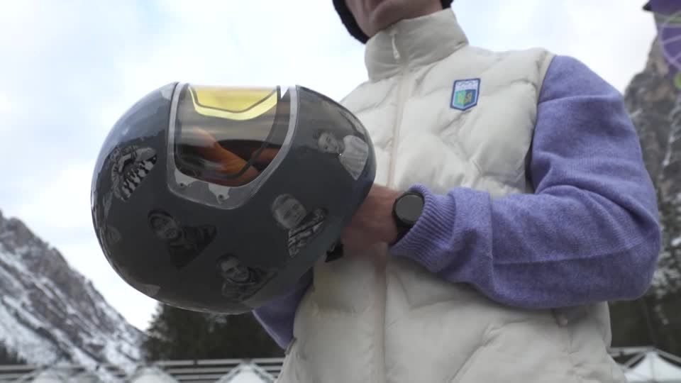 Ukraine's Heraskevych says IOC banned helmet showing athletes killed in ...
