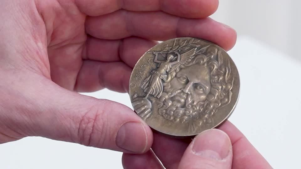 Medal from first modern Olympics in 1896 to be sold at auction