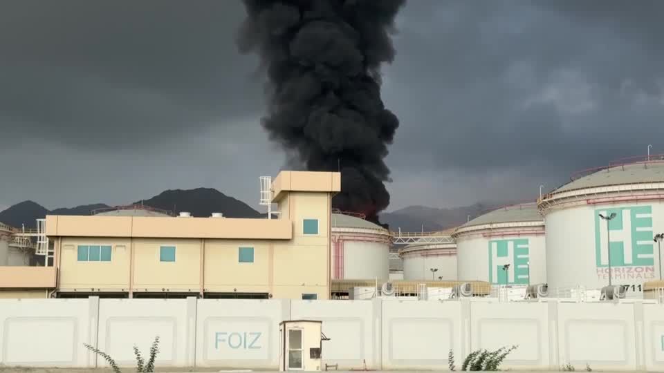 Blasts in Dubai, fire in Fujairah reported amid Mideast tensions
