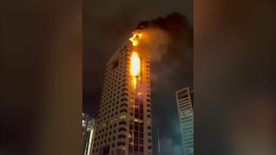 Fire engulfs Kuwaiti government building after drone attack | Reuters