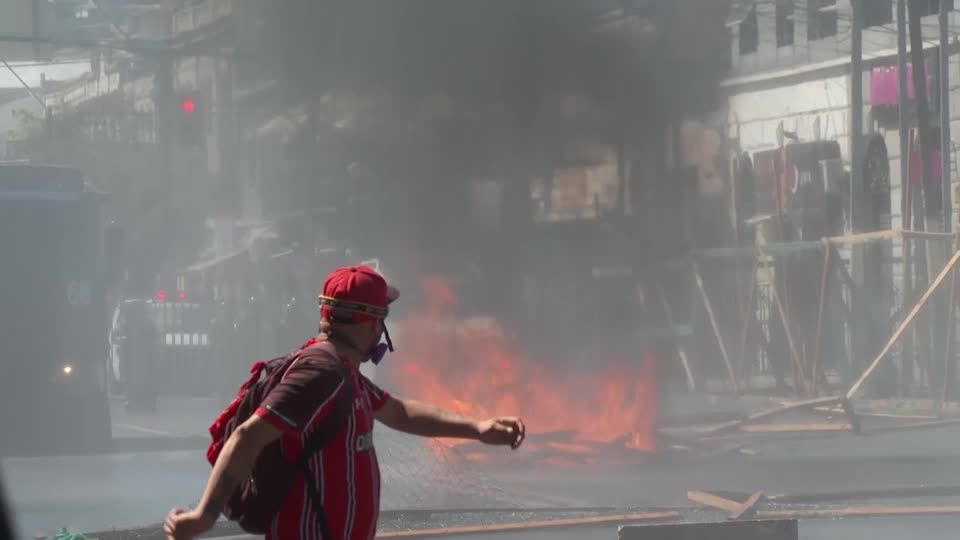 Police clash with protesters as Chile’s President Kast takes office ...