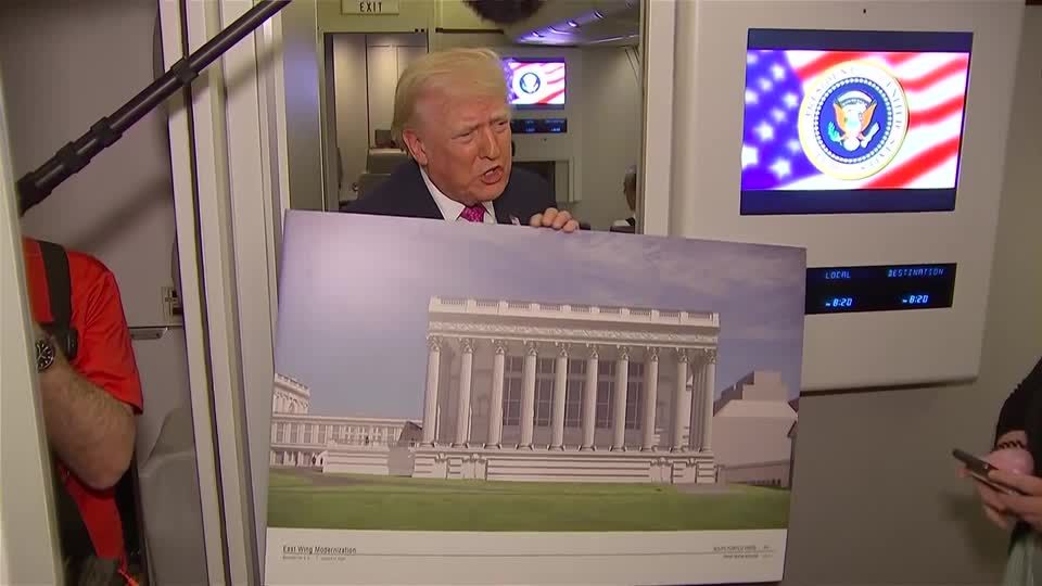 Trump unveils new White House ballroom renderings | Reuters