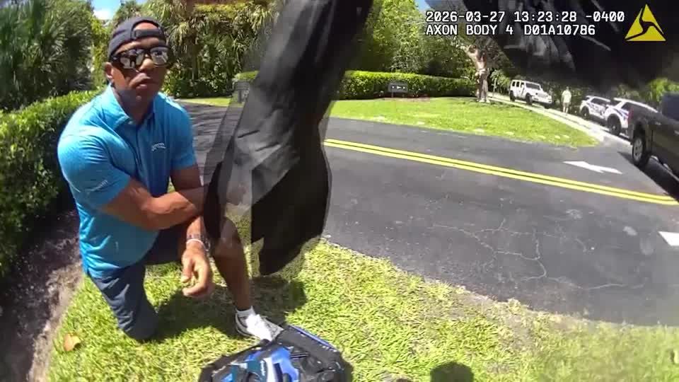 Bodycam shows Tiger Woods' DUI arrest after crash in Florida | Reuters