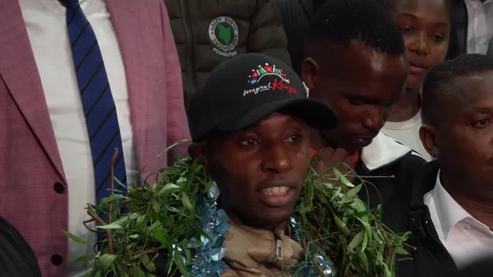 Fastest marathon runner returns to Kenya amid 'super shoes' questions ...
