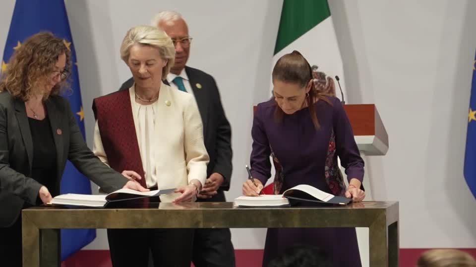 Mexico, EU sign stalled trade deal in move to diversify from US | Reuters