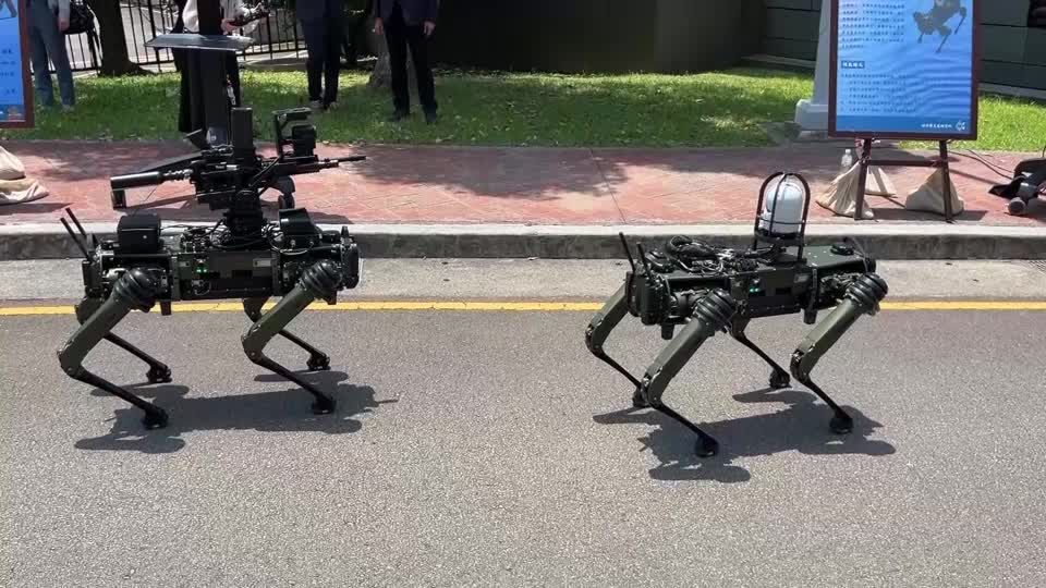 Robot dogs may one day patrol Taiwan's South China Sea islands