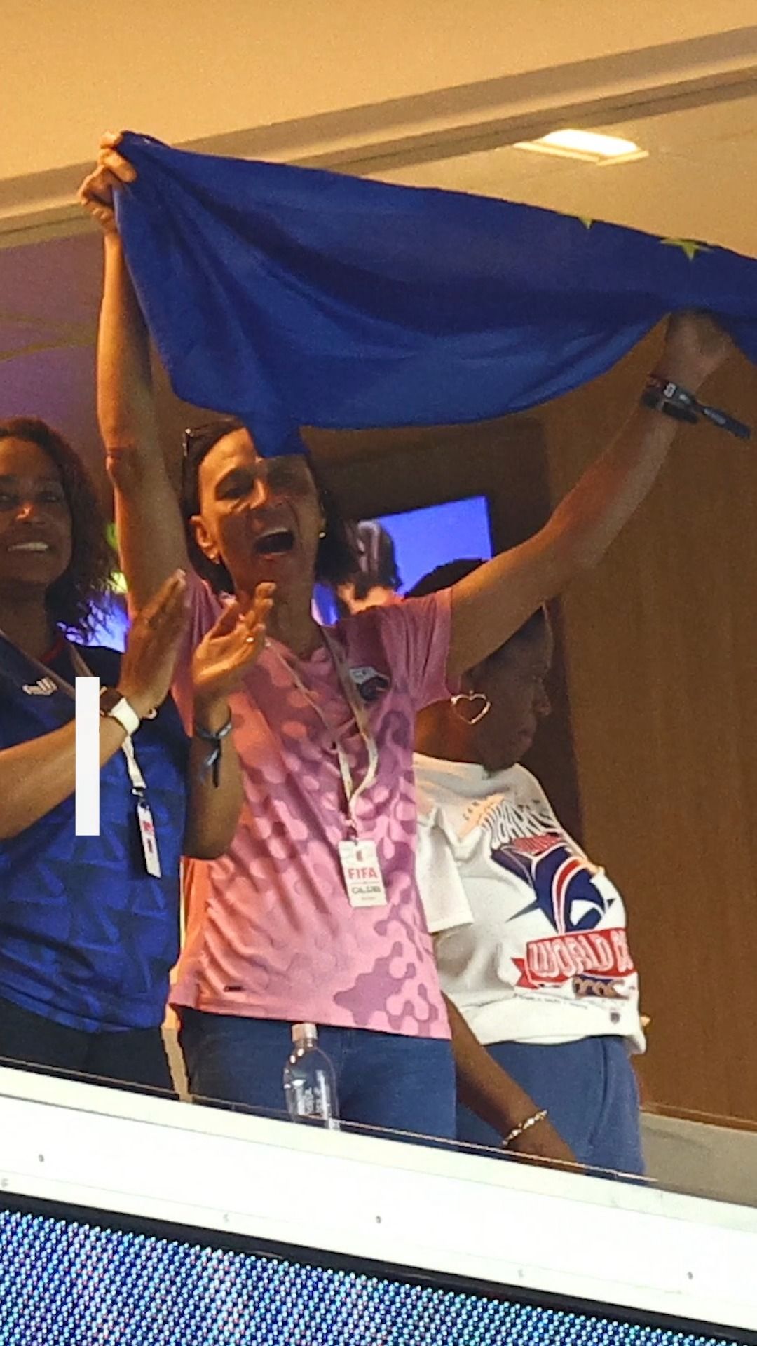 Vozinha's mom watches her son at Miami Stadium with Cape Verde