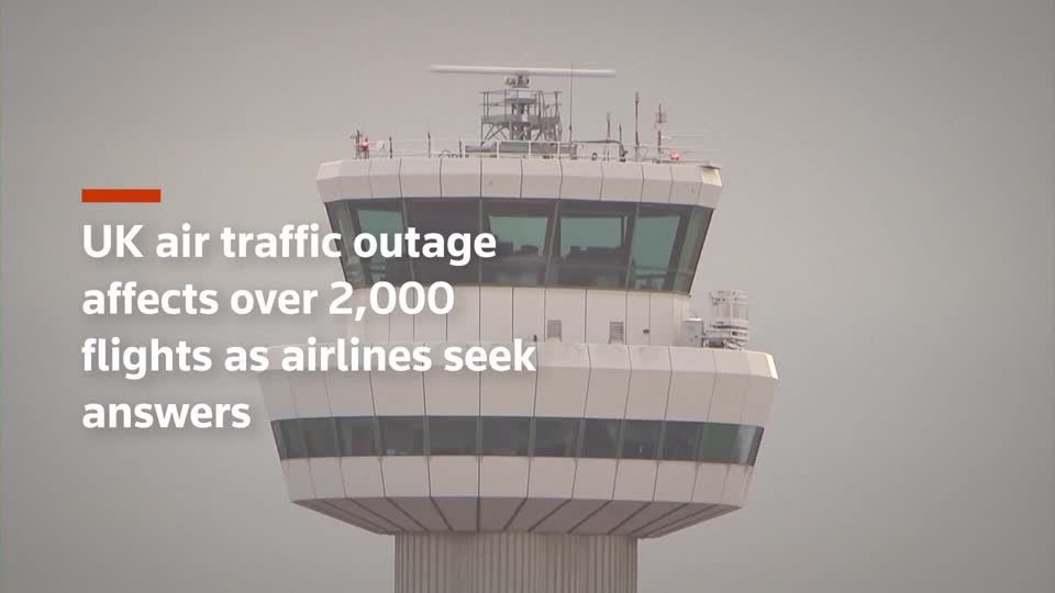 What caused the UK air traffic outage and why is it plagued by issues?