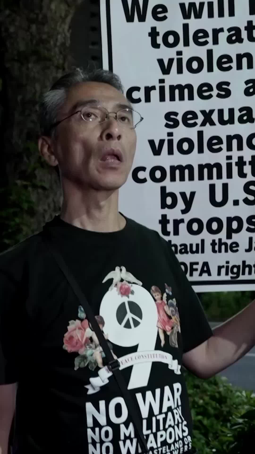 On Tokyo's streets, Okinawa killing fuels outrage over US troop