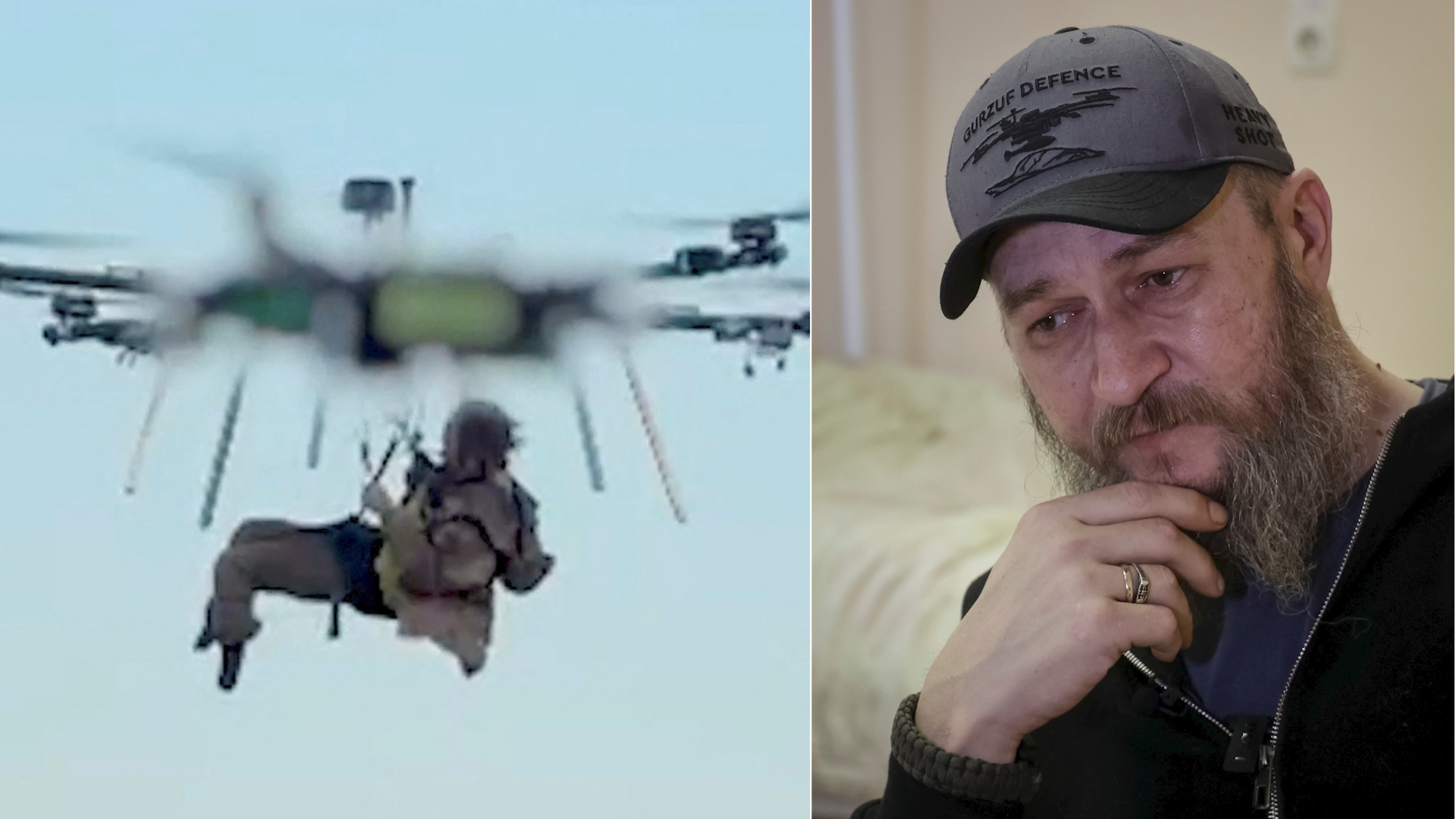 Drone rescue: A Ukrainian soldier's survival story